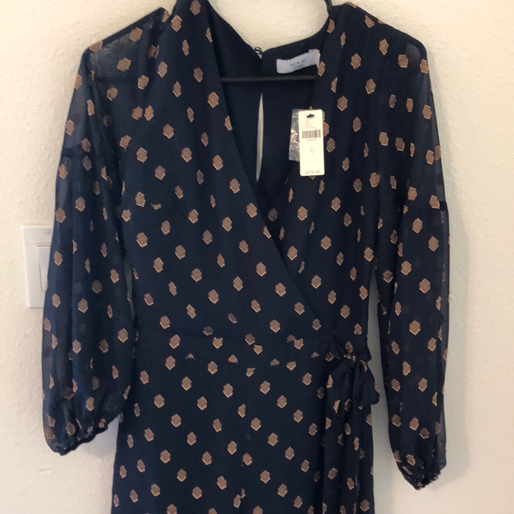 anthropologie navy jumpsuit